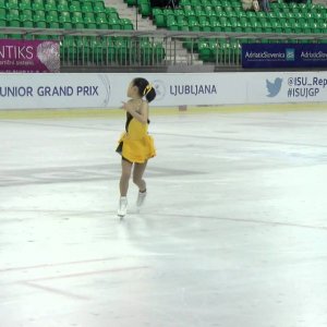 Mai Mihara  2014 Jr Grand Prix Ljubljana LS