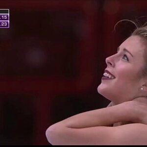 Ashley Wagner - Trophée Éric Bompard 2013 FS (Eurosport, British commentary)
