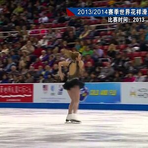 Ashley Wagner - Skate America 2013 FS (CCTV, Chinese commentary)