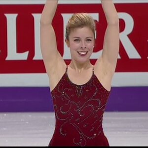Ashley Wagner - World Figure Skating Championships 2013 SP (Eurosport, British commentary)