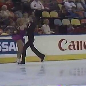 Andrea Weppelmann & Hendryk Schamberger FRG - 1987 World Championships OSP