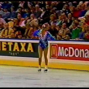 Claudia Leistner (FRG) - 1987 World Figure Skating Championships, Ladies' Long Program