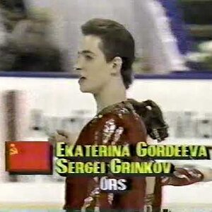 Ekaterina Gordeeva and Sergei Grinkov 1987 World Championships FS (Gordeeva Grinkov)