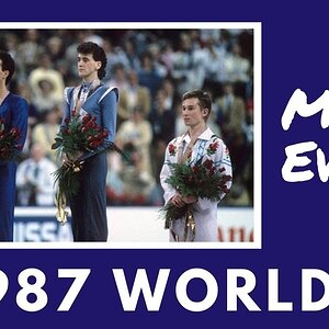 1987 World Championships - Men's Event (Brian Orser, Brian Boitano, Viktor Petrenko 1987)