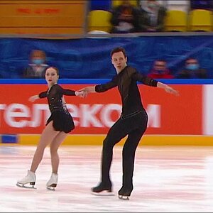 Cup of Russia Final 2020/21 Yulia Artemeva/Mikhail Nazarychev SP