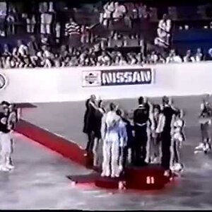 Julija Lasenko and Andrey Bushkov 1988 World Junior Championships, Brisbane, Australia
