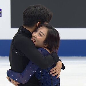 Wenjing SUI  & Cong HAN Seasob 2018-2019 FS WC (Russian commentary)