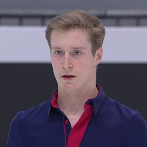 2020 European Championships. Alexander SAMARIN. Short Program. Without comments