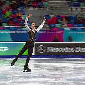 Evgeni Semenenko. Short program. Russian Figure Skating Championship among juniors 2021