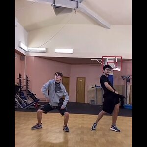 Mark Kondratiuk and Artur Danielian are dancing
