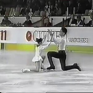 Rena Inoue & Tomoaki Koyama JPN - 1990 Junior World Championship LP (Partial)