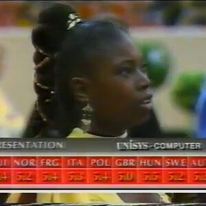 Surya Bonaly FRA - 1990 European Championship SP