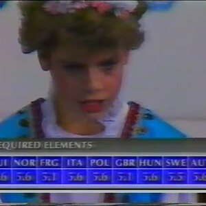Evelyn Grossman GDR - 1990 European Championship SP
