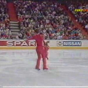 Barker & Aldred (GBR) - 1990 Worlds, Pairs' Original Program (German Broadcast Feed)