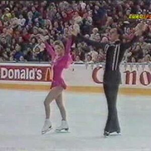 Landry & Johnston (CAN) - 1990 Worlds, Pairs' Free Skate (German Broadcast Feed)
