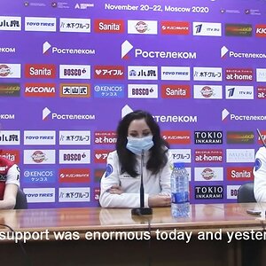 Anastasiia Guliakova - 2020 Rostelecom Cup Press Conference