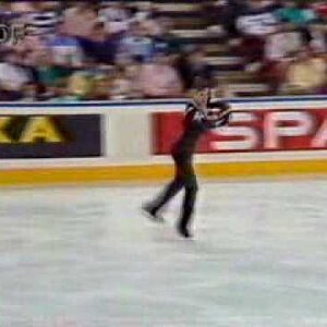 Christopher Bowman (USA) - 1990 Worlds, Men's Original Program (German Broadcast Feed)