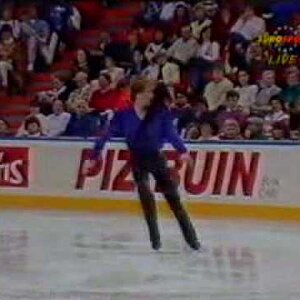 Ralph Burghart (AUT) - 1990 Worlds, Men's Free Skate (British Broadcast Feed)