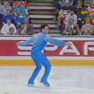 Alessandro Riccitelli (ITA) - 1990 Worlds, Men's Free Skate (British Broadcast Feed)