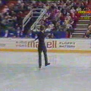Petr Barna (TCH) - 1990 Worlds, Men's Free Skate (British Broadcast Feed)