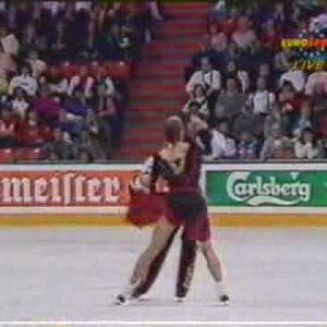 Sarech & Debernis (FRA) - 1990 Worlds, Free Dance (German Broadcast Feed)