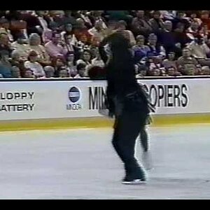 Usova & Zhulin Усова и Жулин (URS) - 1990 World Figure Skating Championships, Free Dance (US CBS)