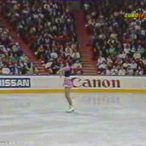 Tamara Teglassy (HUN) - 1990 Worlds, Ladies' Original Program (German Broadcast Feed)