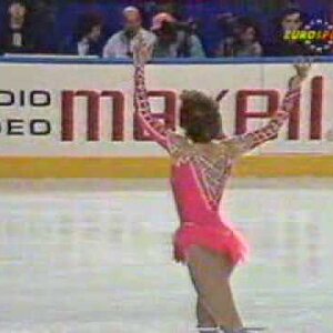 Marina Kielmann (FRG) - 1990 Worlds, Ladies' Original Program (German Broadcast Feed)