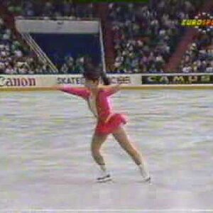 Midori Ito 伊藤 みどり (JPN) - 1990 Worlds, Ladies' Original Program (German Broadcast Feed)