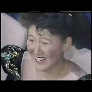'90 World figure staking championship Midori Ito Silver medal