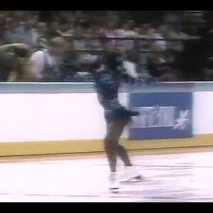 Surya Bonaly (FRA) - 1990 Goodwill Games, Figure Skating, Ladies' Free Skate