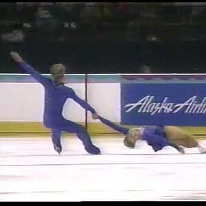 Michelle Menzies and Kevin Wheeler 1990 Goodwill Games FS