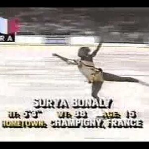 Surya Bonaly Goodwill games 1990 1st goodwill game bronze medal short program 15 years old