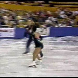 Ladies' Award Ceremony and Original Program of Kuchiki & Sand (USA) - 1990 Skate America