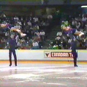 1990 Skate Canada Gala Fours / Hough - Ladret & Menzies - Wheeler