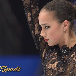 Olympic gold medalist Alina Zagitova wins ladies' free skate at world championships | NBC Sports