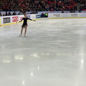 Alina ZAGITOVA SP 1/11/2019 Internationaux de France