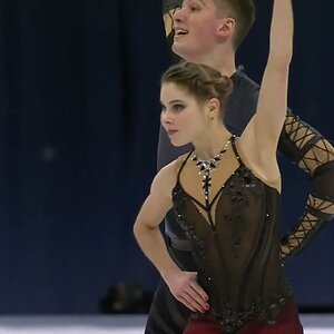 Anastasia Mishina / Aleksandr Galliamov - 2021 World Championships - SP (ISU commentary)
