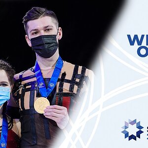 Anastasia Mishina / Aleksandr Galliamov (FSR) - 2021 Worlds - Winners Interview