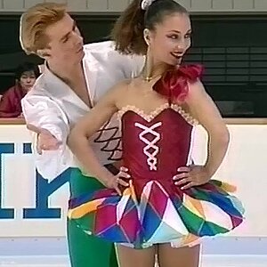 Maya Usova and Alexander Zhulin 1991 NHK Trophy - Original Dance (Polka)