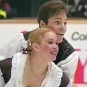 Oksana Grishuk and Evgeni Platov 1991 NHK Trophy - Original Dance (polka)