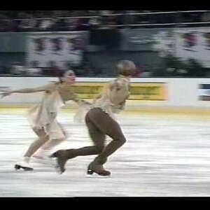 Usova & Zhulin (CIS) - 1992 Europeans, Ice  Dancing, Free Dance