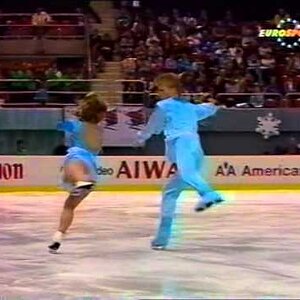 Katri Uski & Juha Sasi FIN - 1992 European figure skating Championships FD