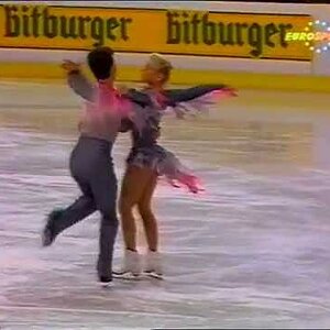 Agnieszka Domanska & Marcin Glowacki POL - 1992 European Championships FD