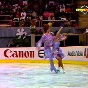 Melanie Bruce & Andrew Place GBR - 1992 European Championships FD