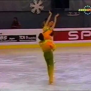Valérie Le Tensorer & Jörg Kienzle SUI - 1992 European Championships FD