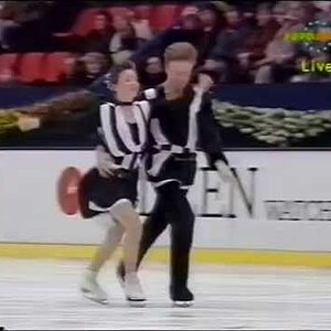 Radmila Chroboková & Milan Brzy CZE - 1993 European Championships FD