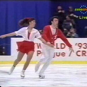 Stefania Calegari & Pasquale Camerlengo ITA - 1993 European Championships FD