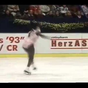 Surya Bonaly FRA   1993 European Figure Skating Championships, Ladies' Free Skate
