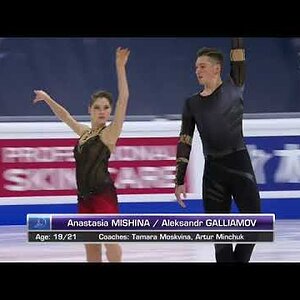 Anastasia Mishina / Aleksandr Galliamov - 2021 World Championships - SP (1tv Commentary)